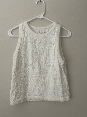 Hippie Rose Fitted Crop Tank